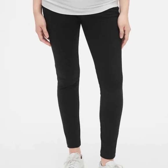 Gap Maternity Full Panel Skinny Ankle Stretch Ponte Lounge Activewear Leggings - Picture 15 of 15